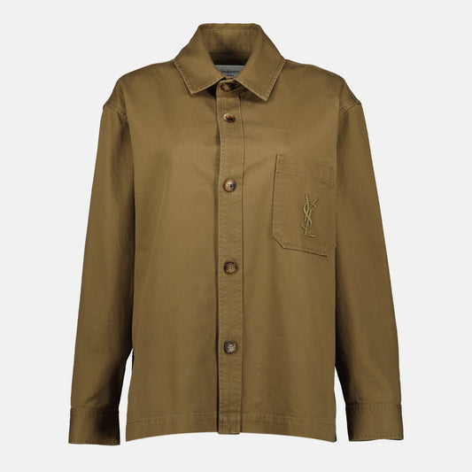 Khaki Gabardine Shirt