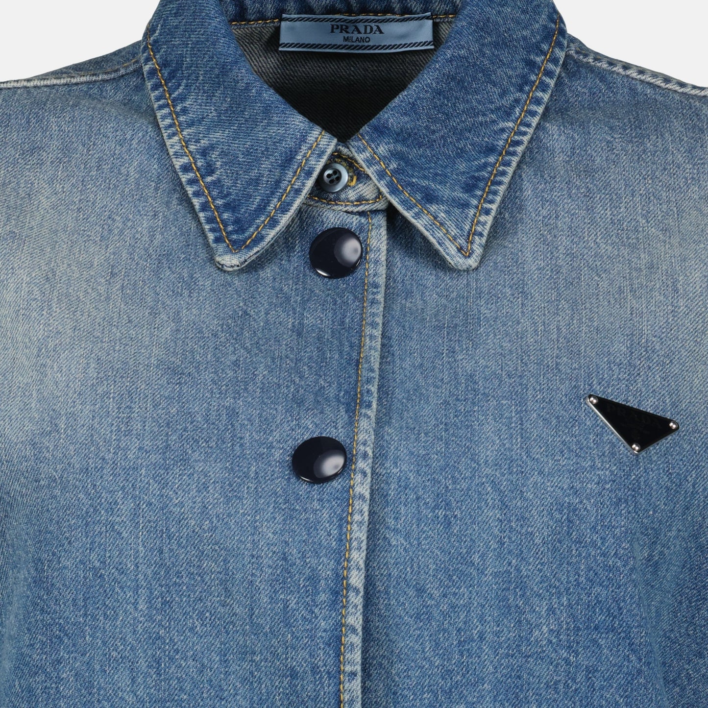 Short Denim Shirt