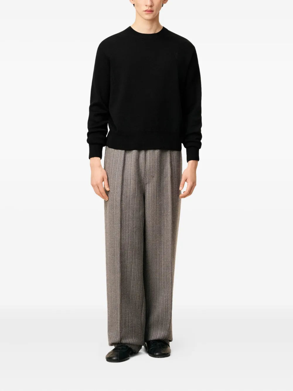 AMI Black Heart Sweater