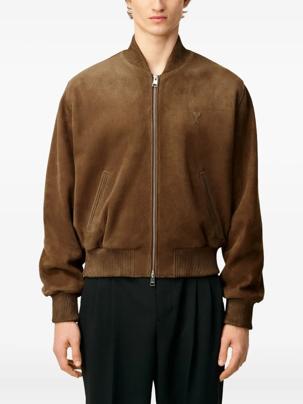 Suede Leather Bomber