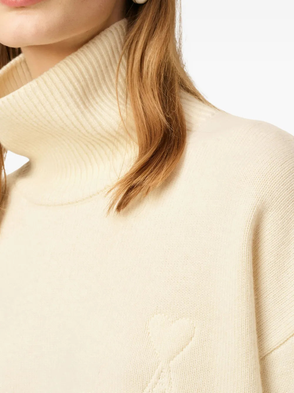 Ami de coeur turtleneck sweater