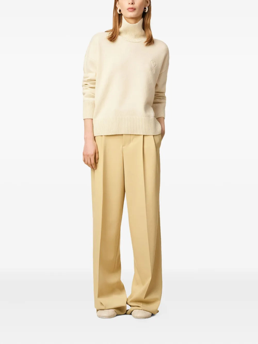 Ami de coeur turtleneck sweater