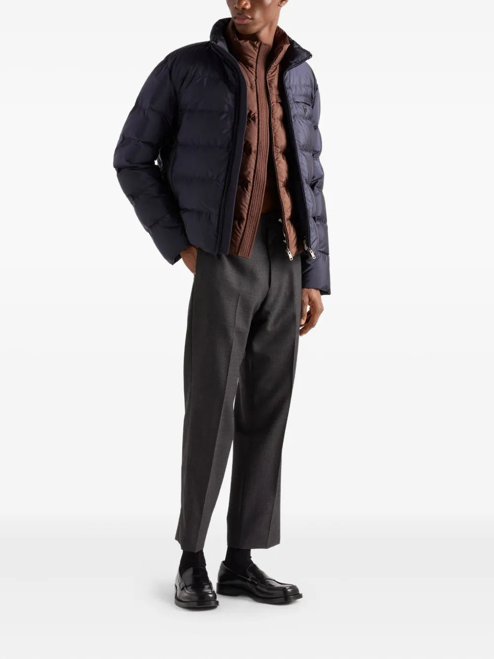 Sleeveless Nylon Puffer Jacket