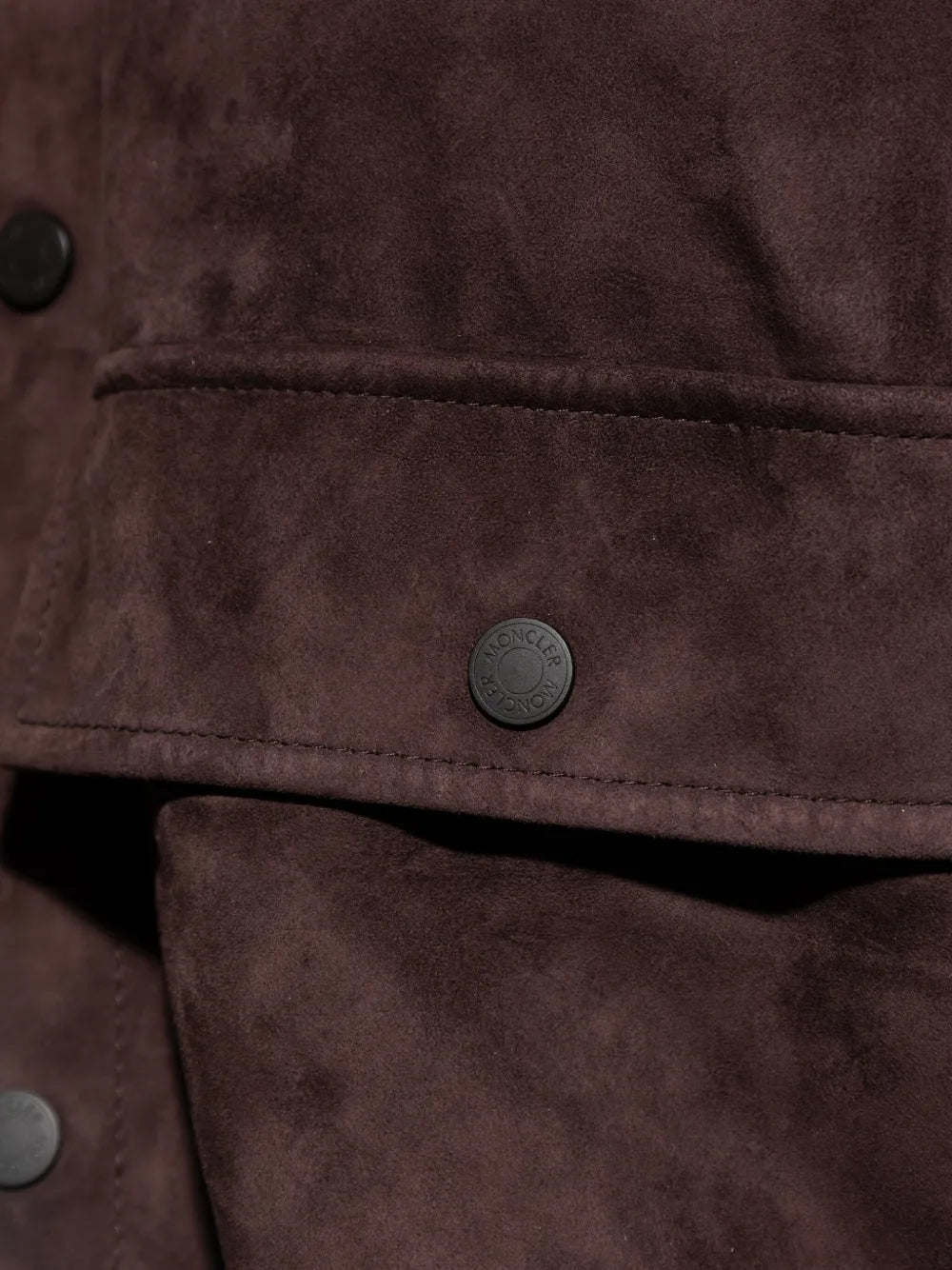 Wool and Suede Cardigan