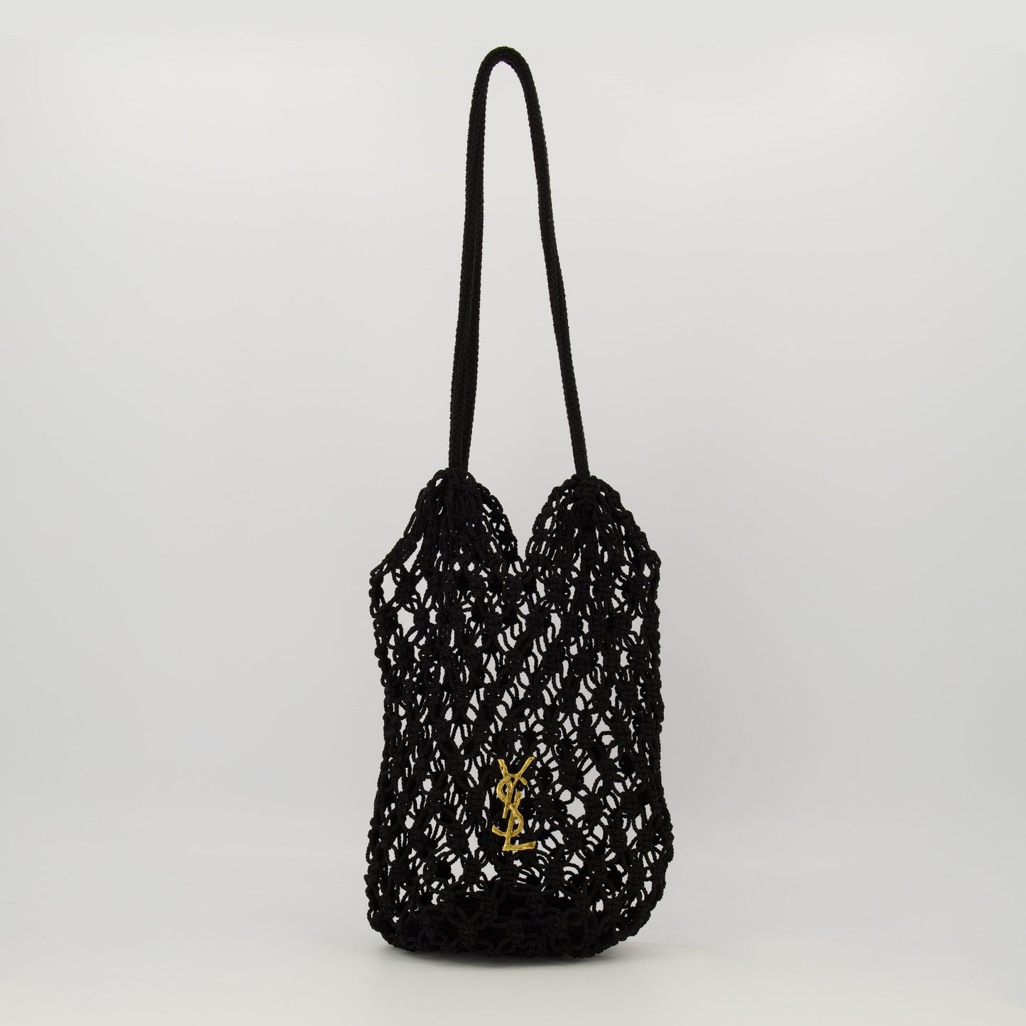 Black Crochet Bag