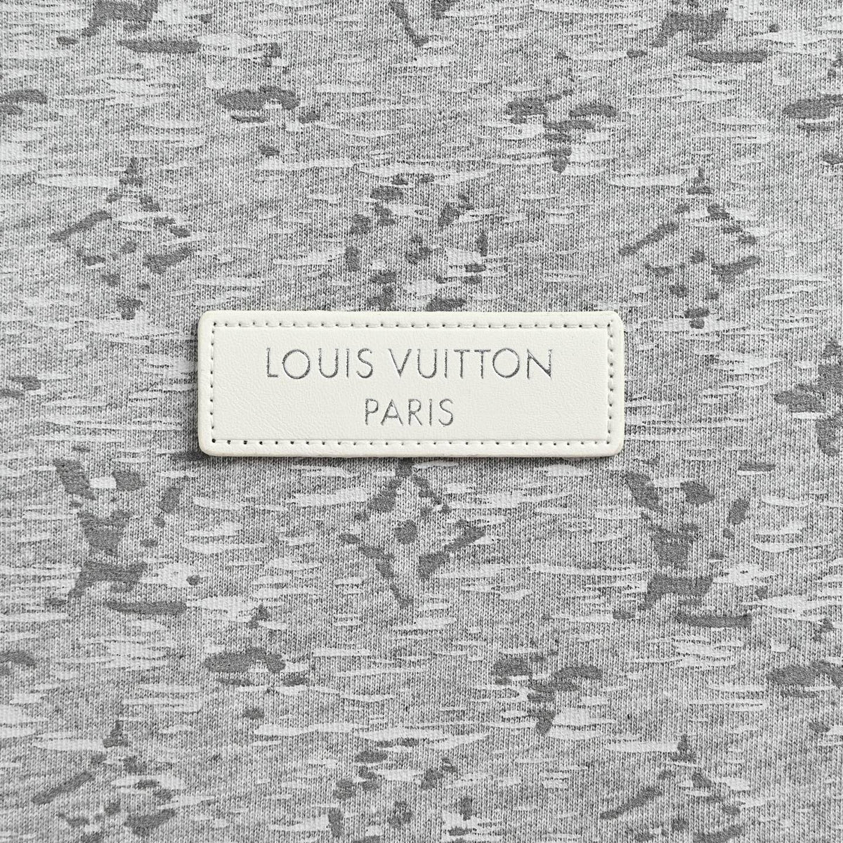 Heather Grey Monogram Jacquard Tee