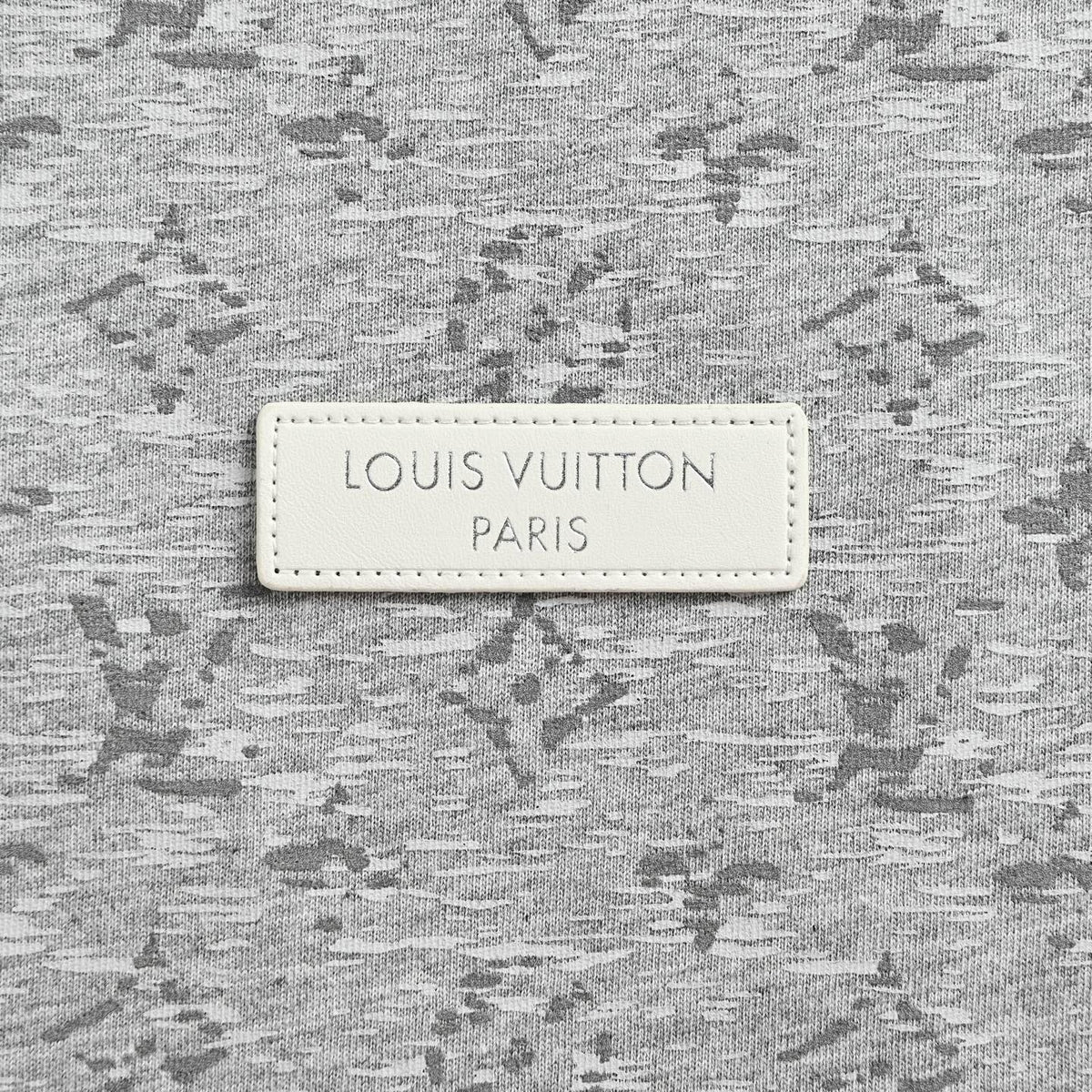 Heather Grey Monogram Jacquard Tee