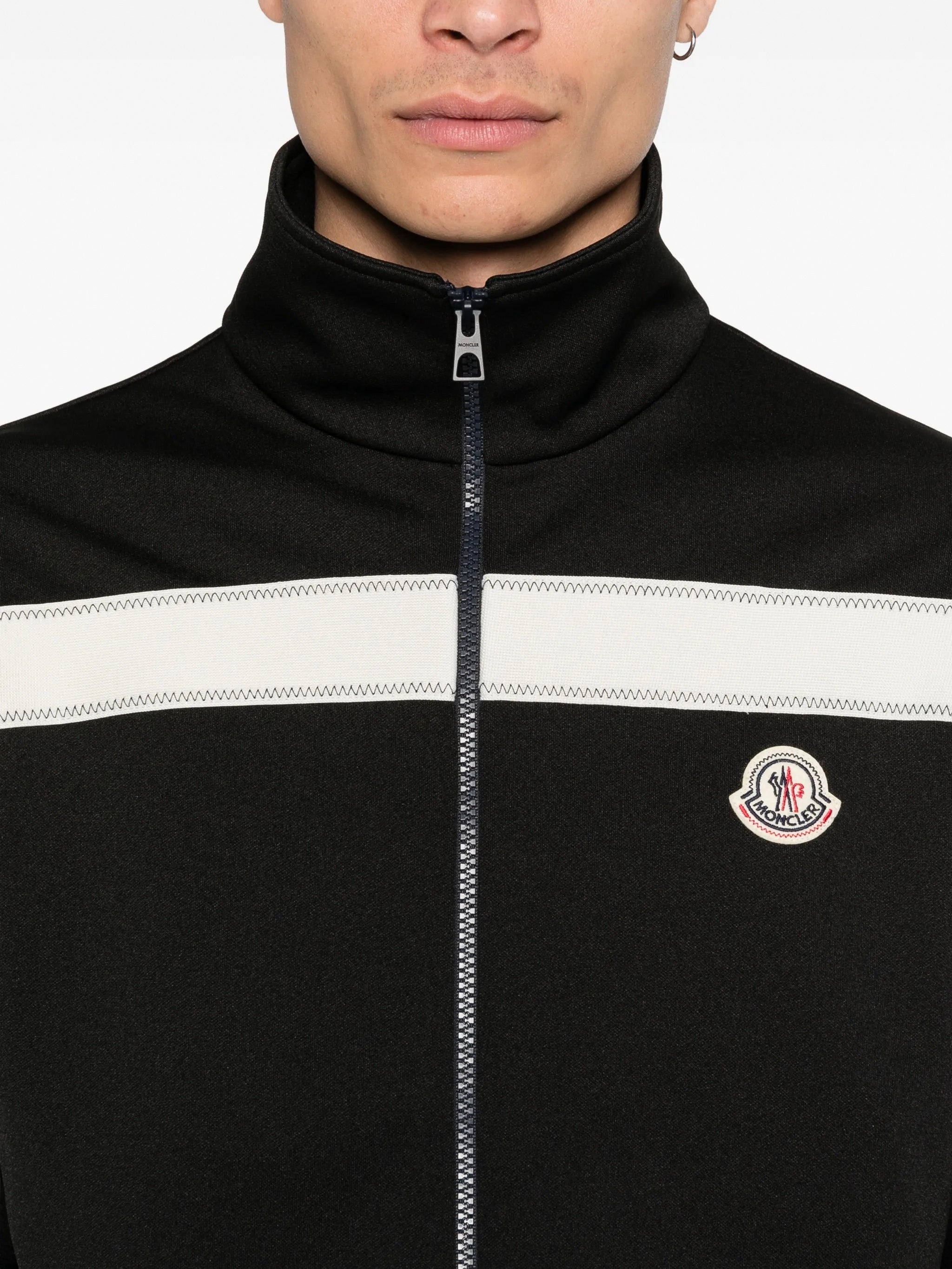 Stripe Zip-Up Track Jacket – HauteRoma