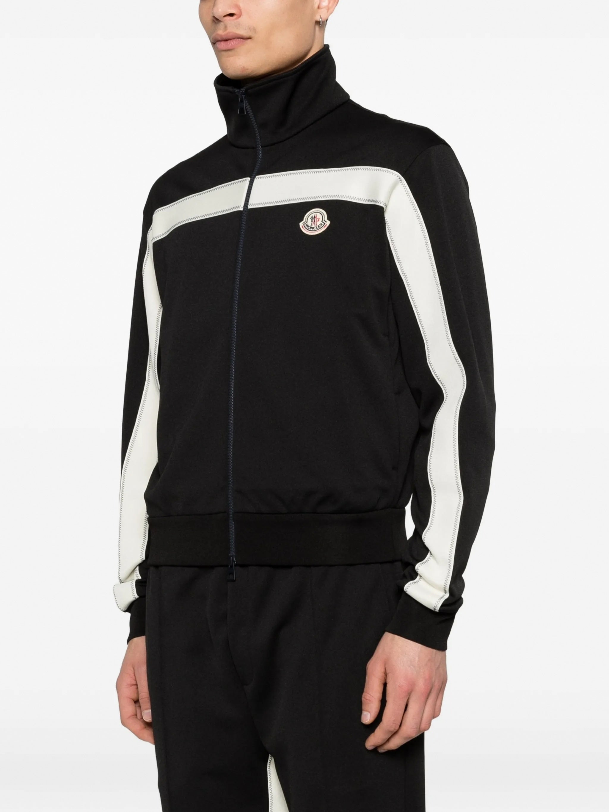 Stripe Zip-Up Track Jacket – HauteRoma