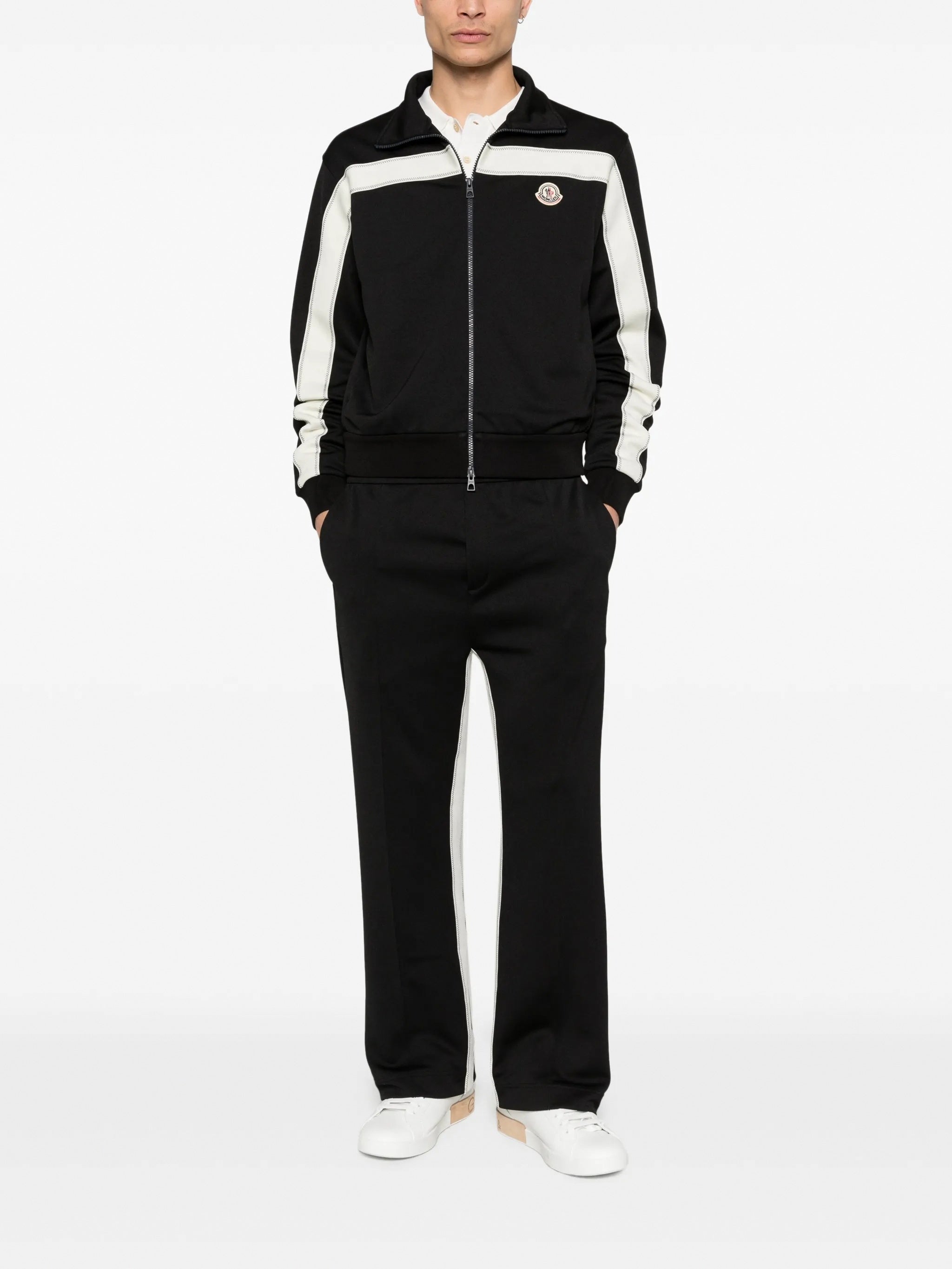 Stripe Zip-Up Track Jacket – HauteRoma