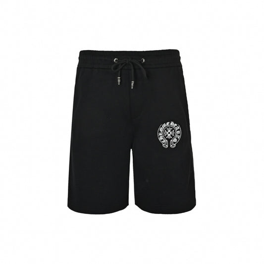 Horseshoe Cross Sweat Shorts - Black