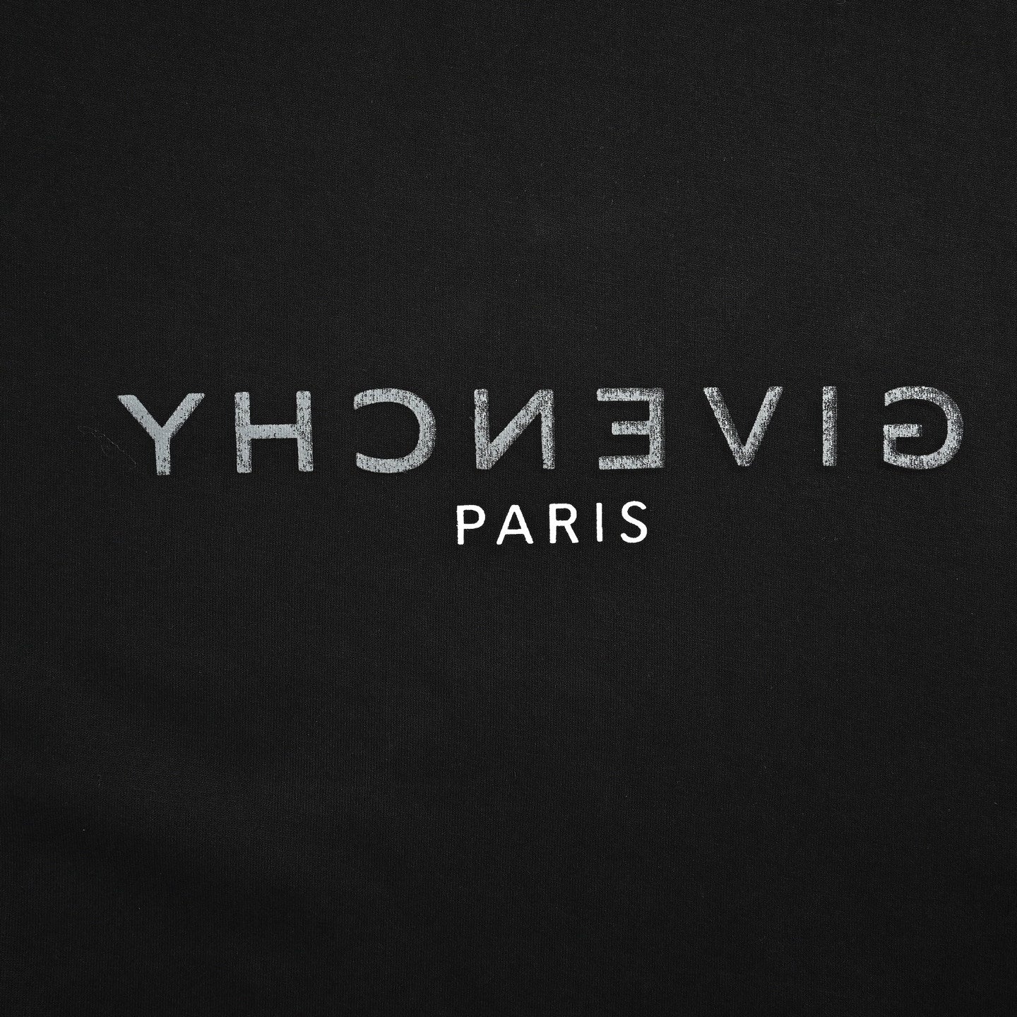 Mirrored Logo T-Shirt - Black