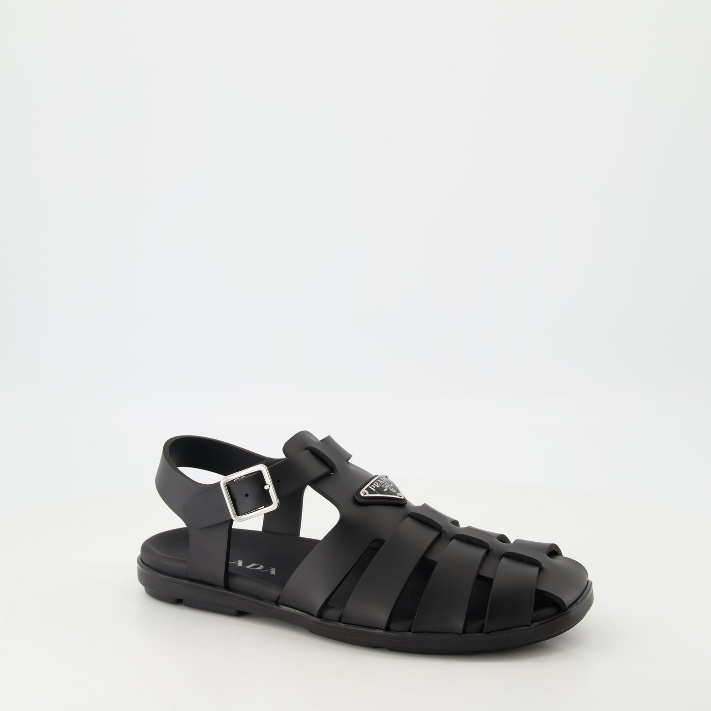 Black Rubber Sandals