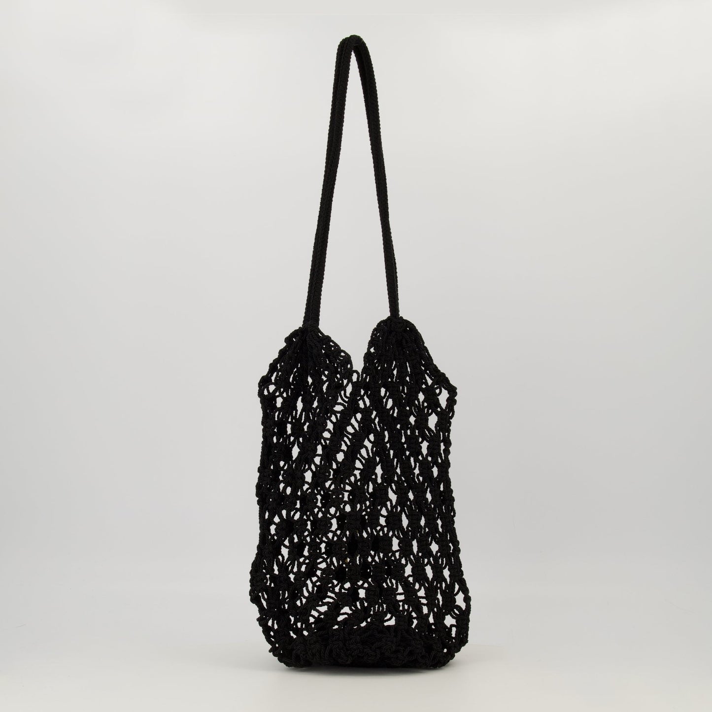 Black Crochet Bag
