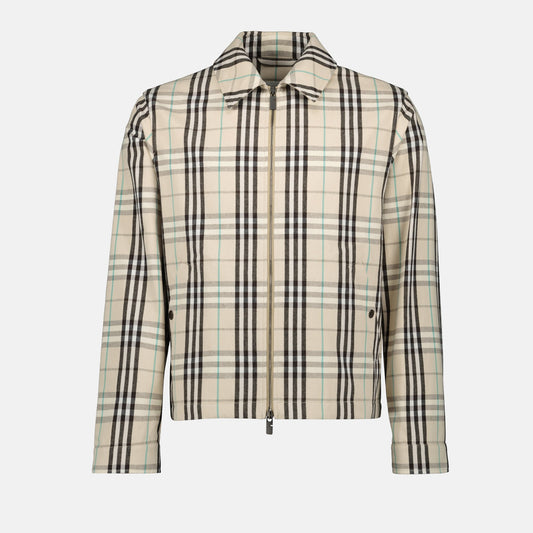 Checked Harrington Jacket