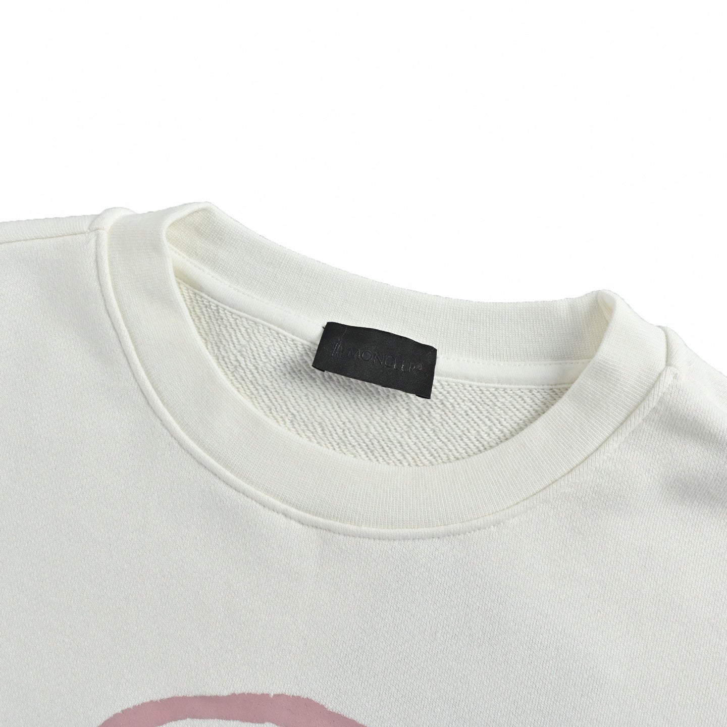 Sketch Logo Cotton Jersey Crewneck | White