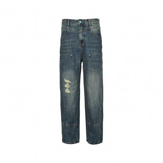 Relaxed Distressed Carpenter Jeans