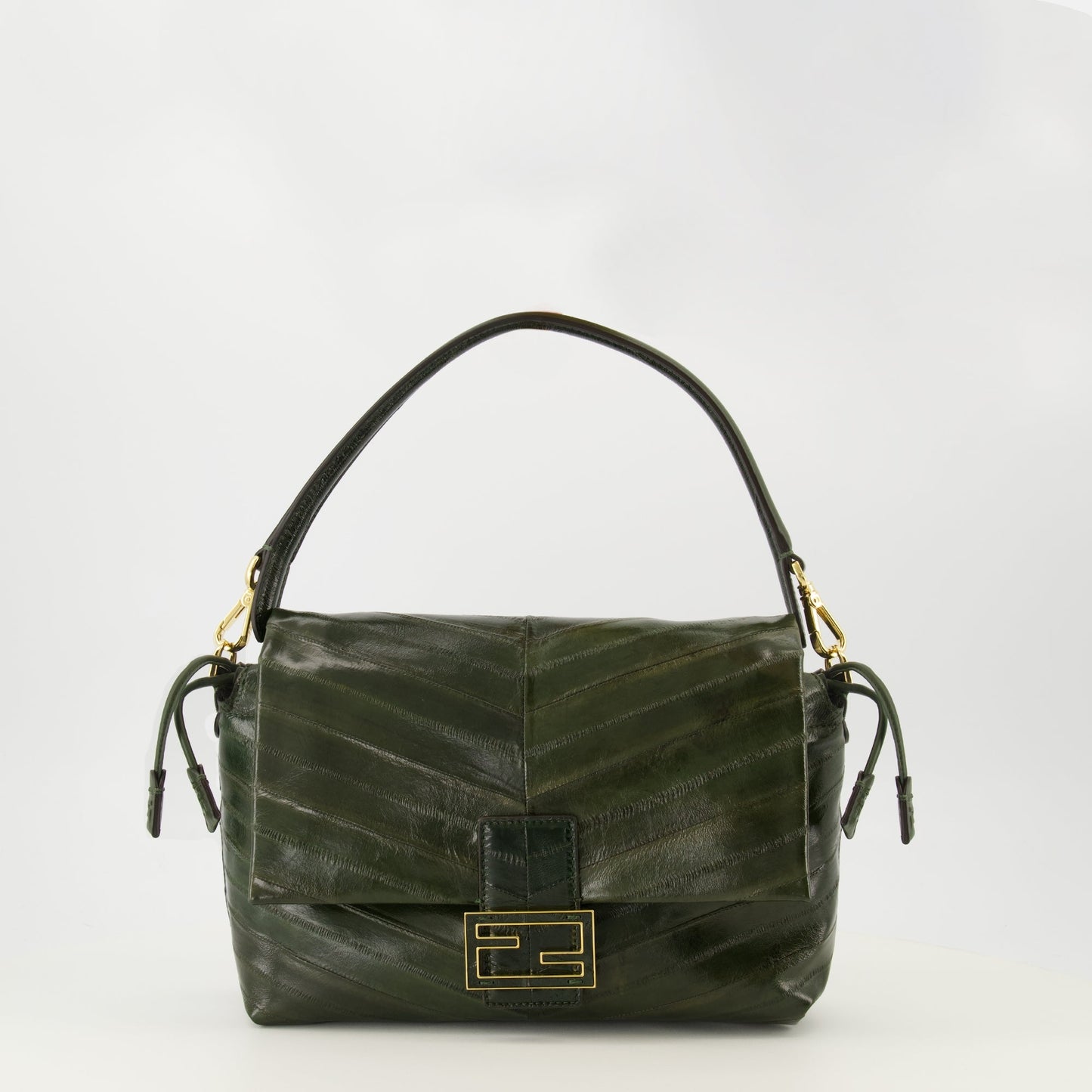 Mamma Baguette Medium Dark Green Bag
