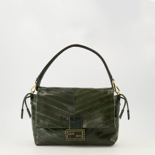 Mamma Baguette Medium Dark Green Bag