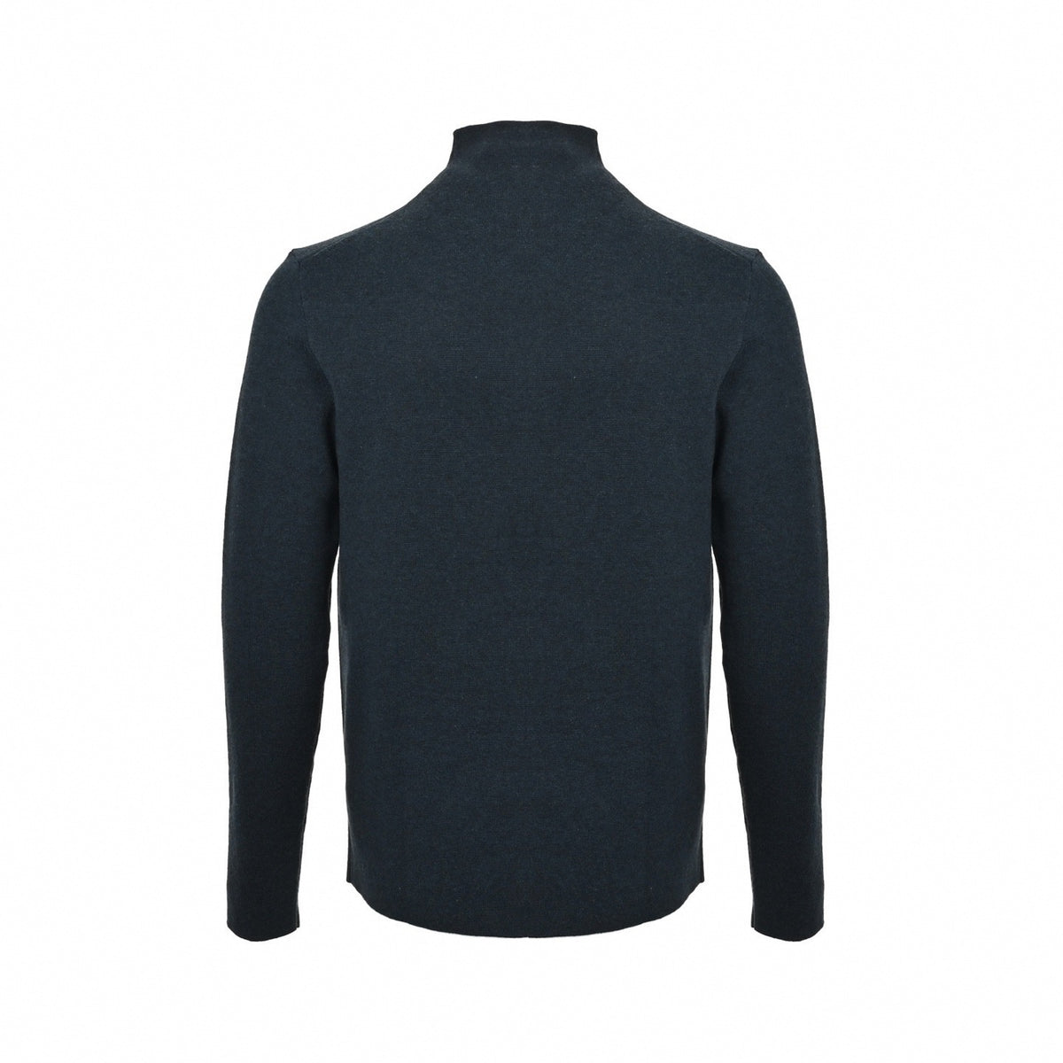 CD Embroided Full-Zip Stand-Collar Knit Sweater Jacket in Dark Navy