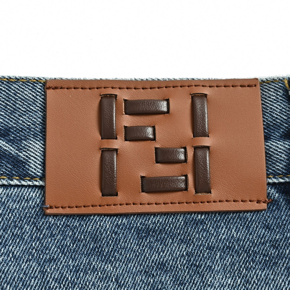 Vintage Wash Woven FF Patch Denim