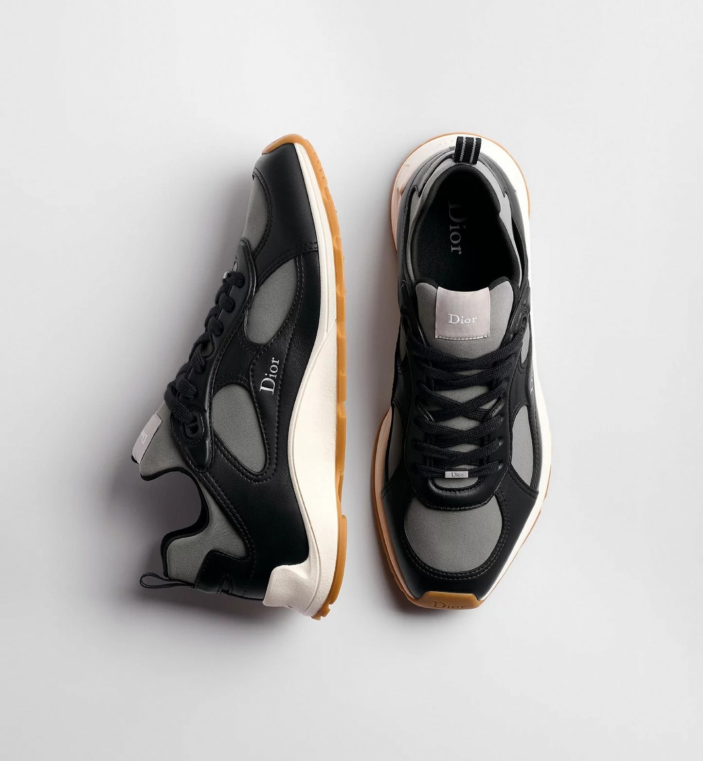 Mile Sneaker | Black & Grey