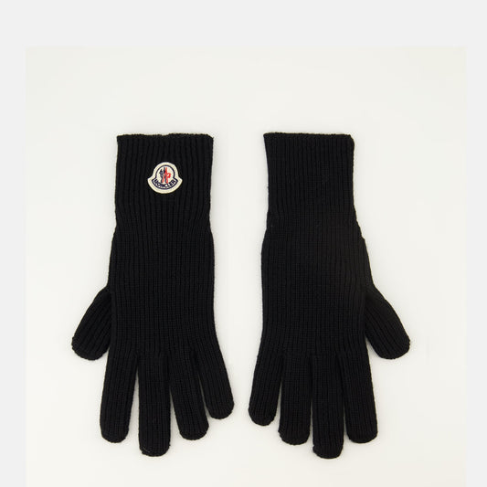 Black Wool Gloves