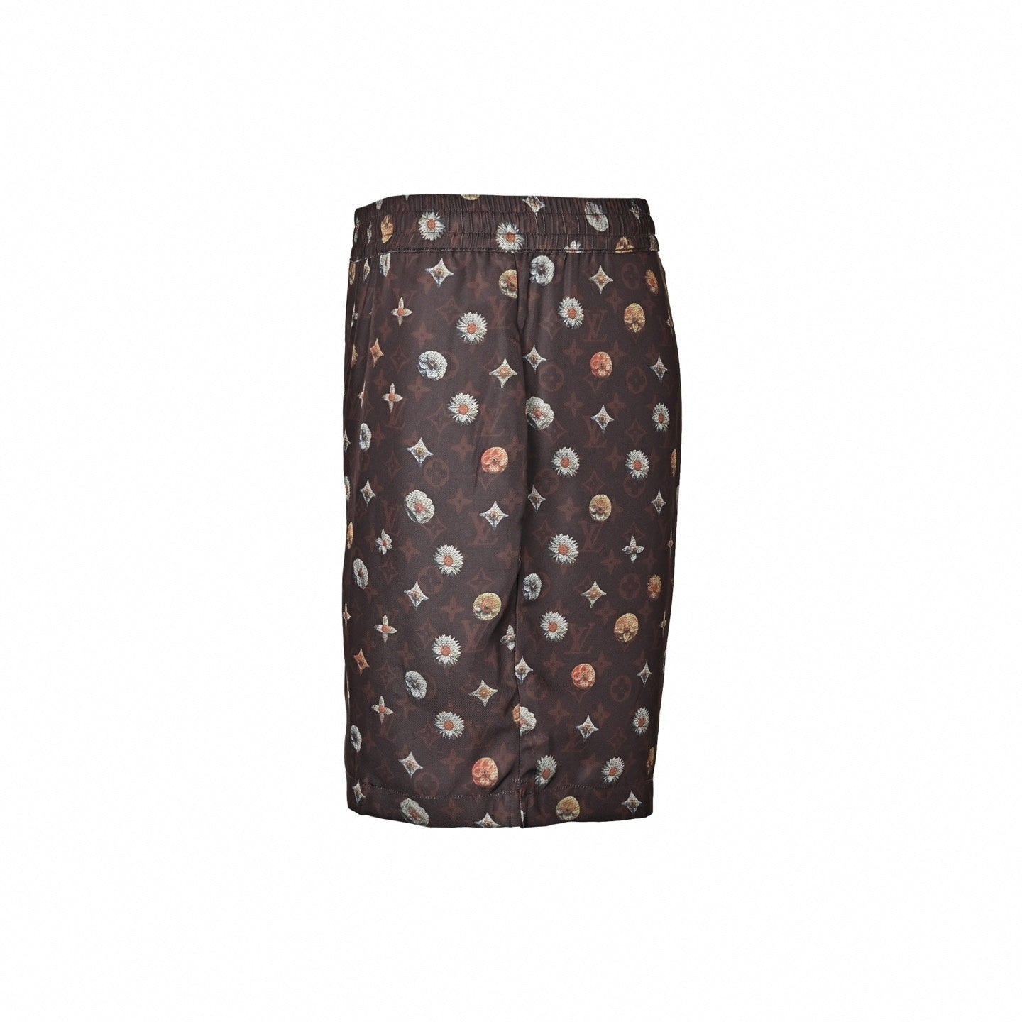 Floral Monogram Athletic Shorts