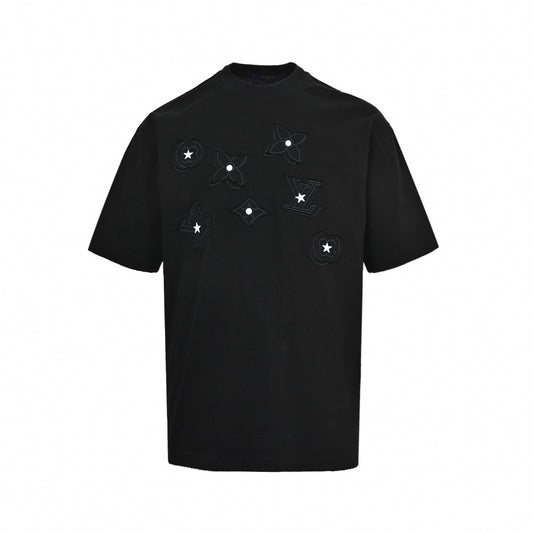 Appliqué Monogram T-Shirt | Black