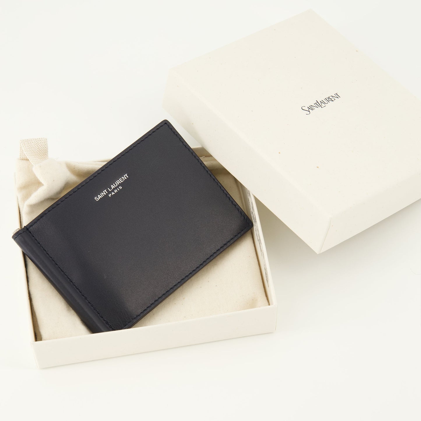 Saint Laurent Paris Leather Wallet