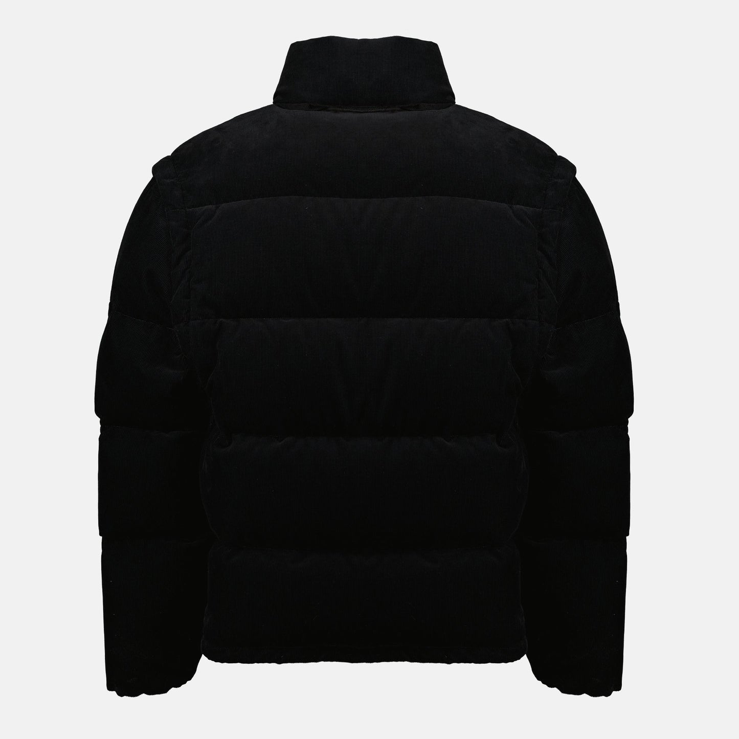 Black Corduroy Puffer Jacket