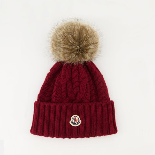 Cashmere Beanie with Pom Pom