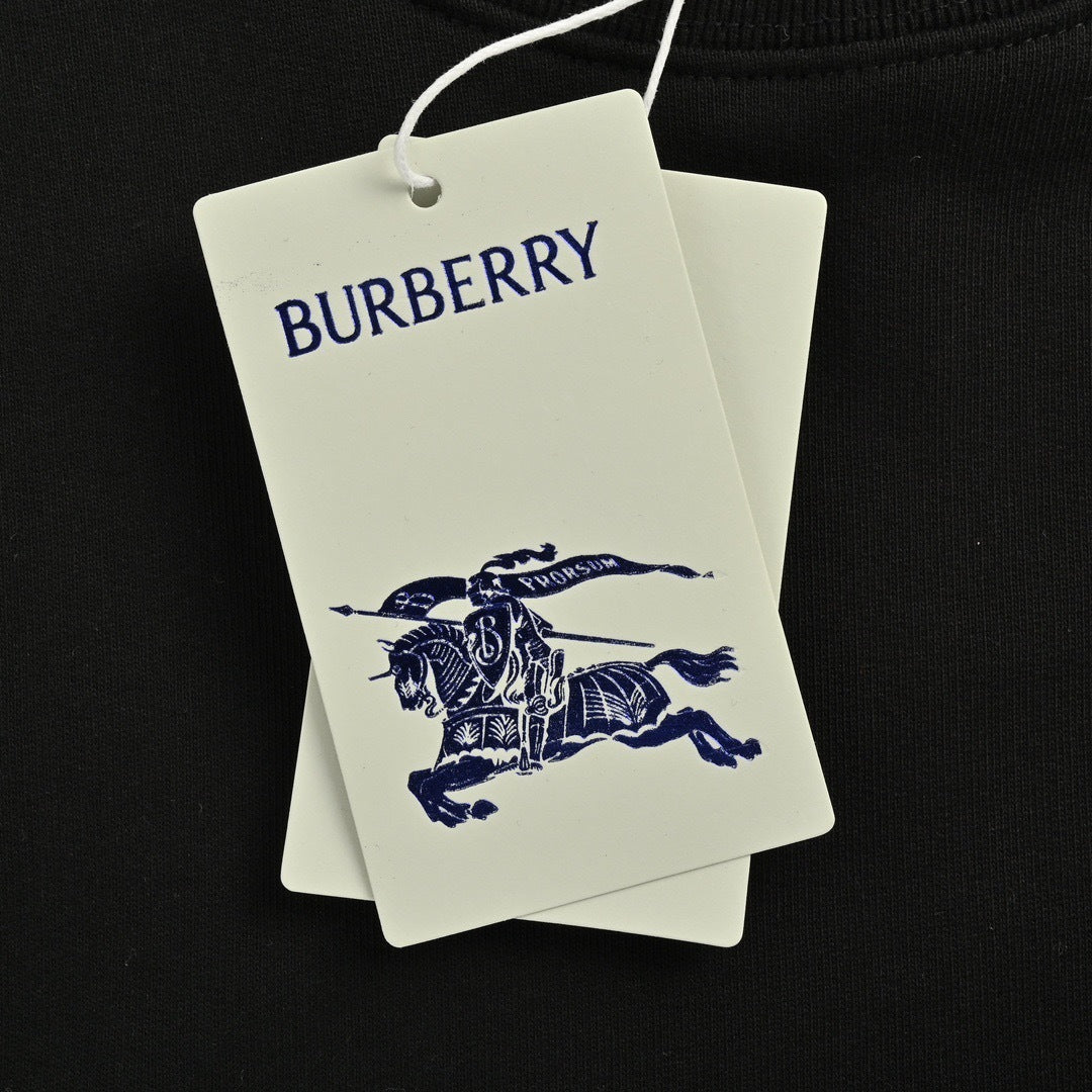 Embroidered Horse Logo Crew Neck Sweatshirt