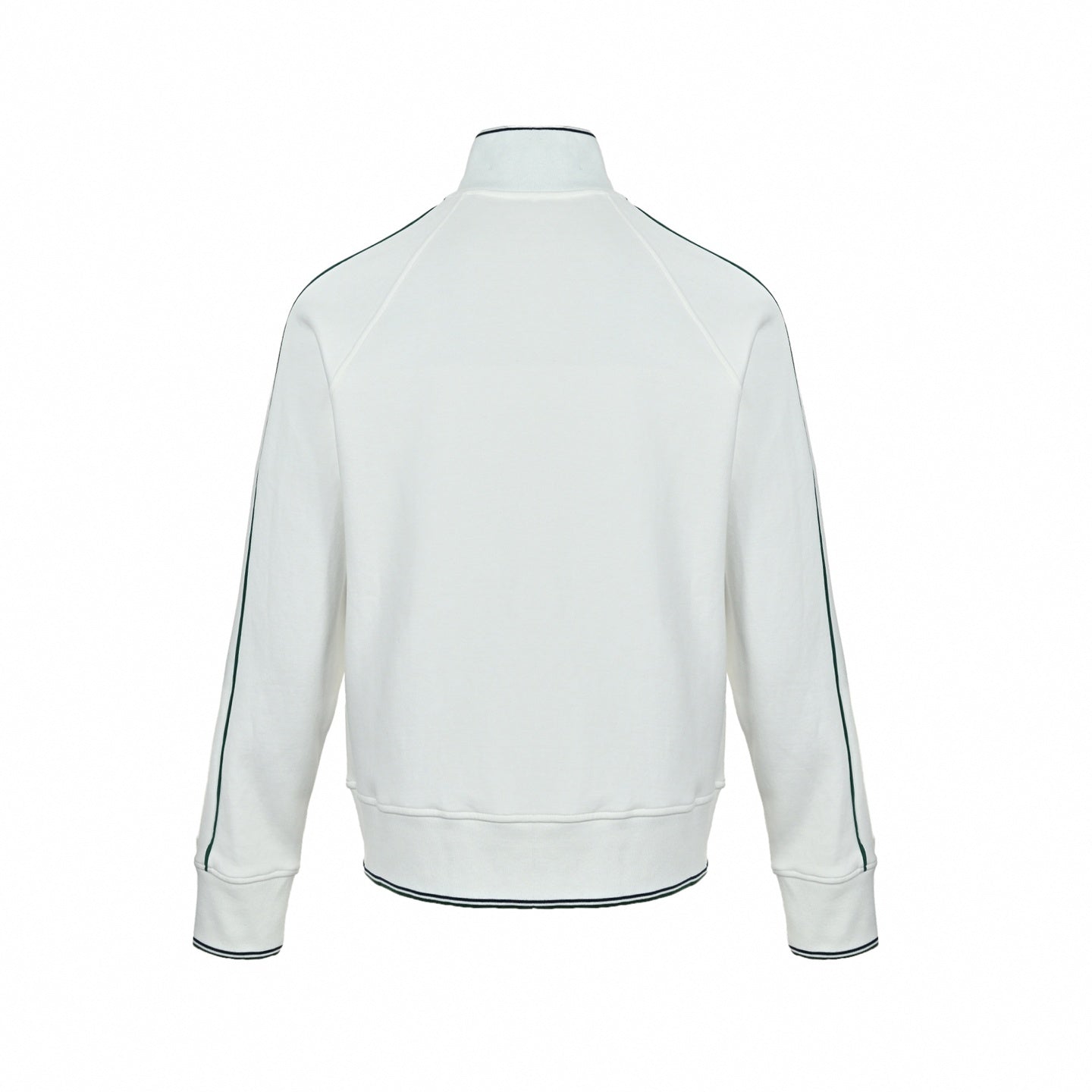 Equestrian Knight Embroidered Track Jacket - White/Green