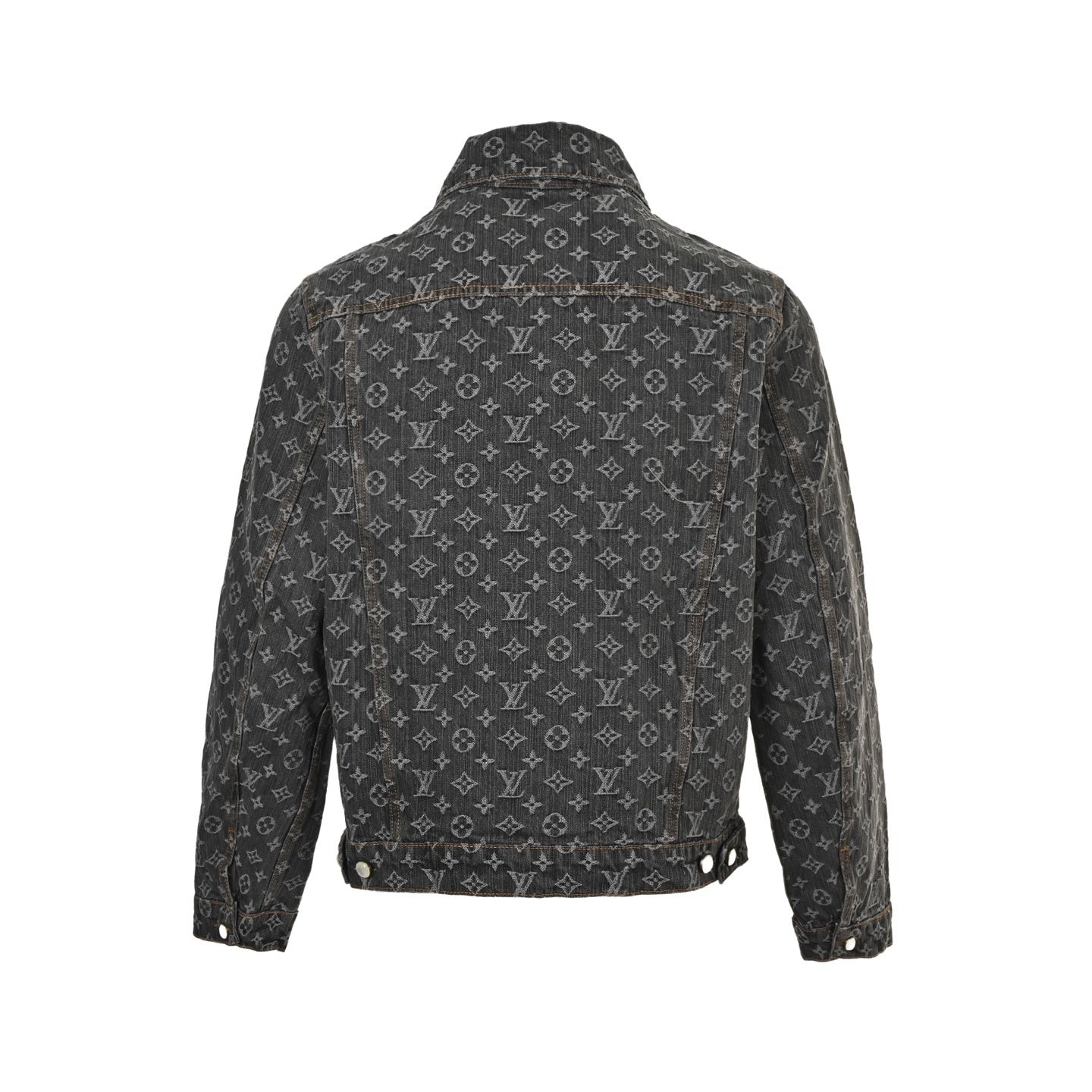 Monogram Denim Jacket | Washed Black