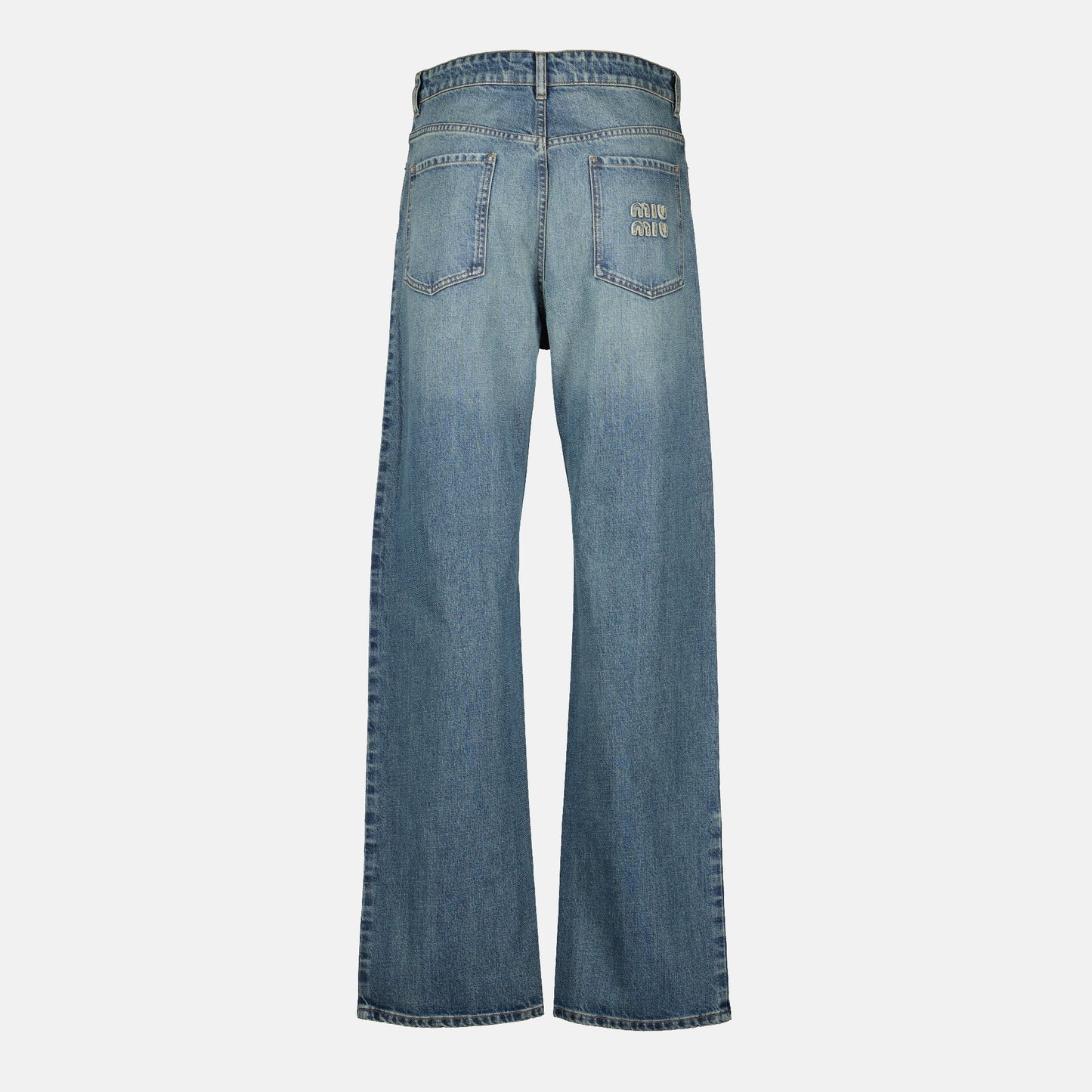 Embroidered Blue Jeans