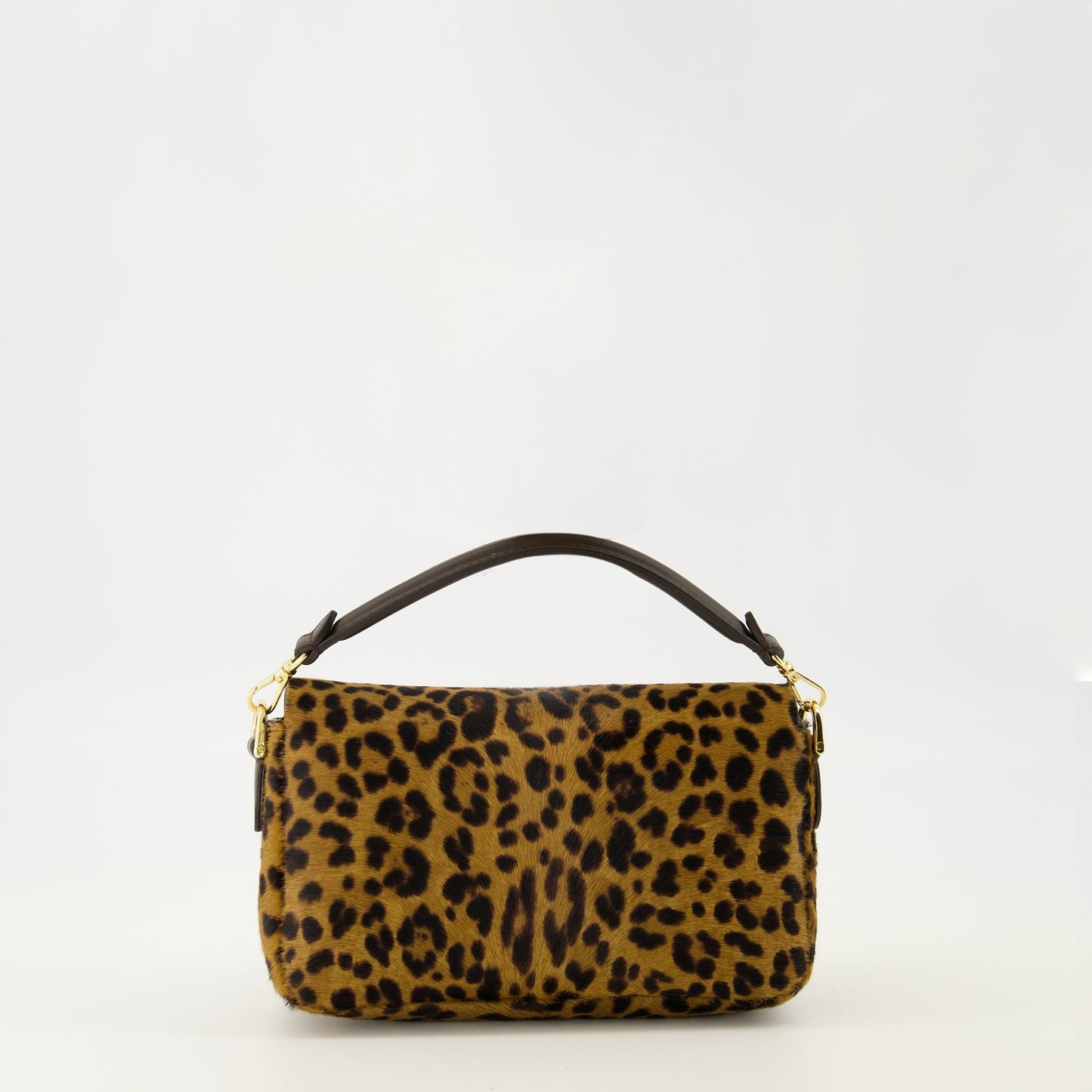 Mini Leopard Baguette Bag