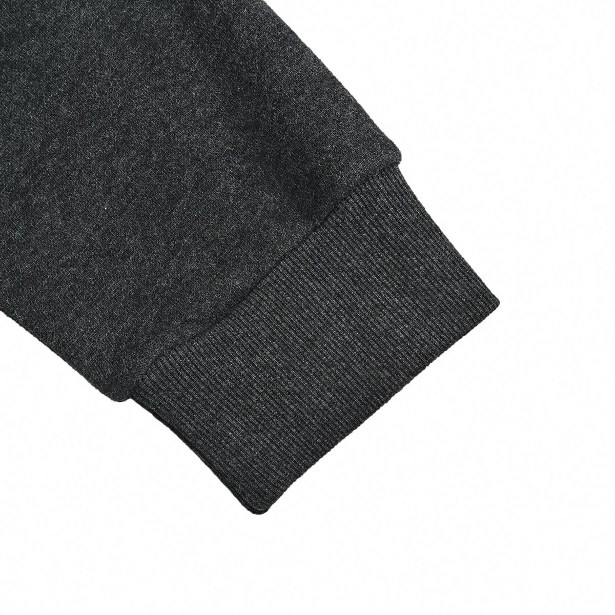 Abstract Camouflage Appliqué Sweatshirt - Charcoal Grey