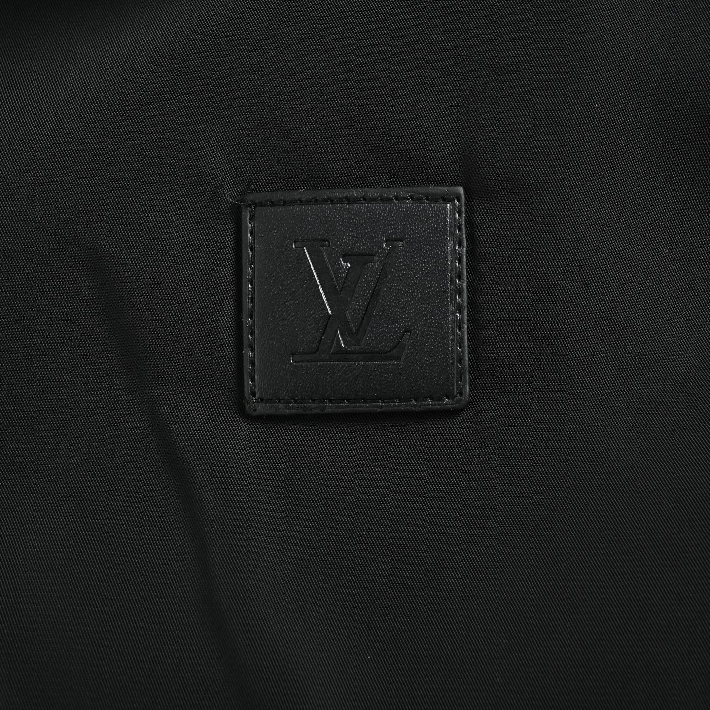 Reversible Shadow Monogram Windbreaker Black
