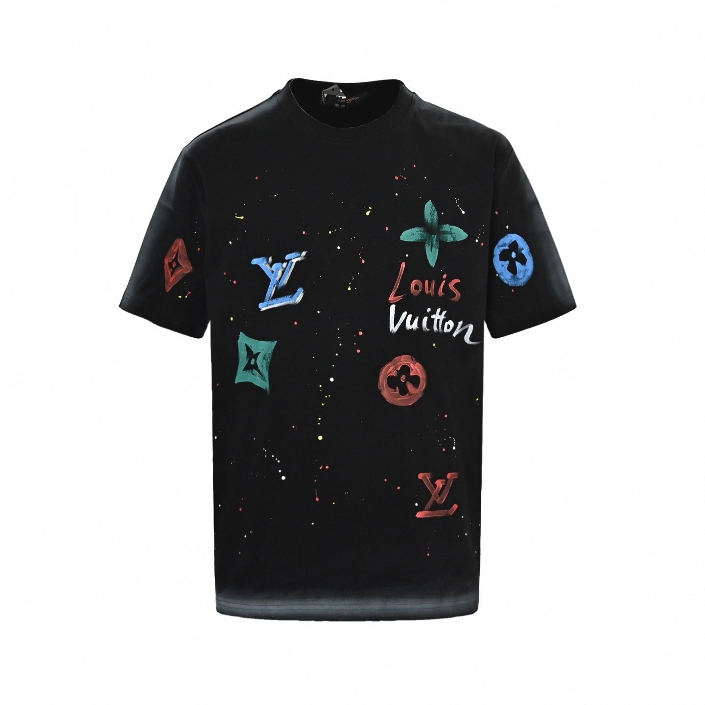 Spray Monogram Cotton T-Shirt