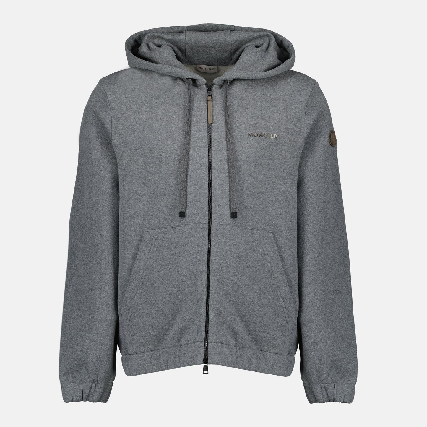 Gray Zipped Sweatshirt
