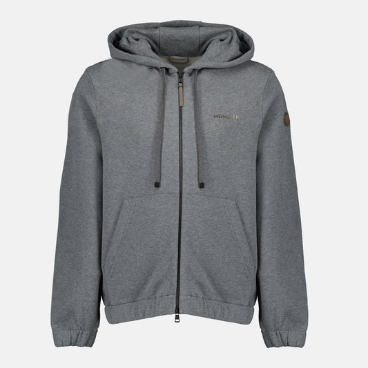Gray Zipped Sweatshirt