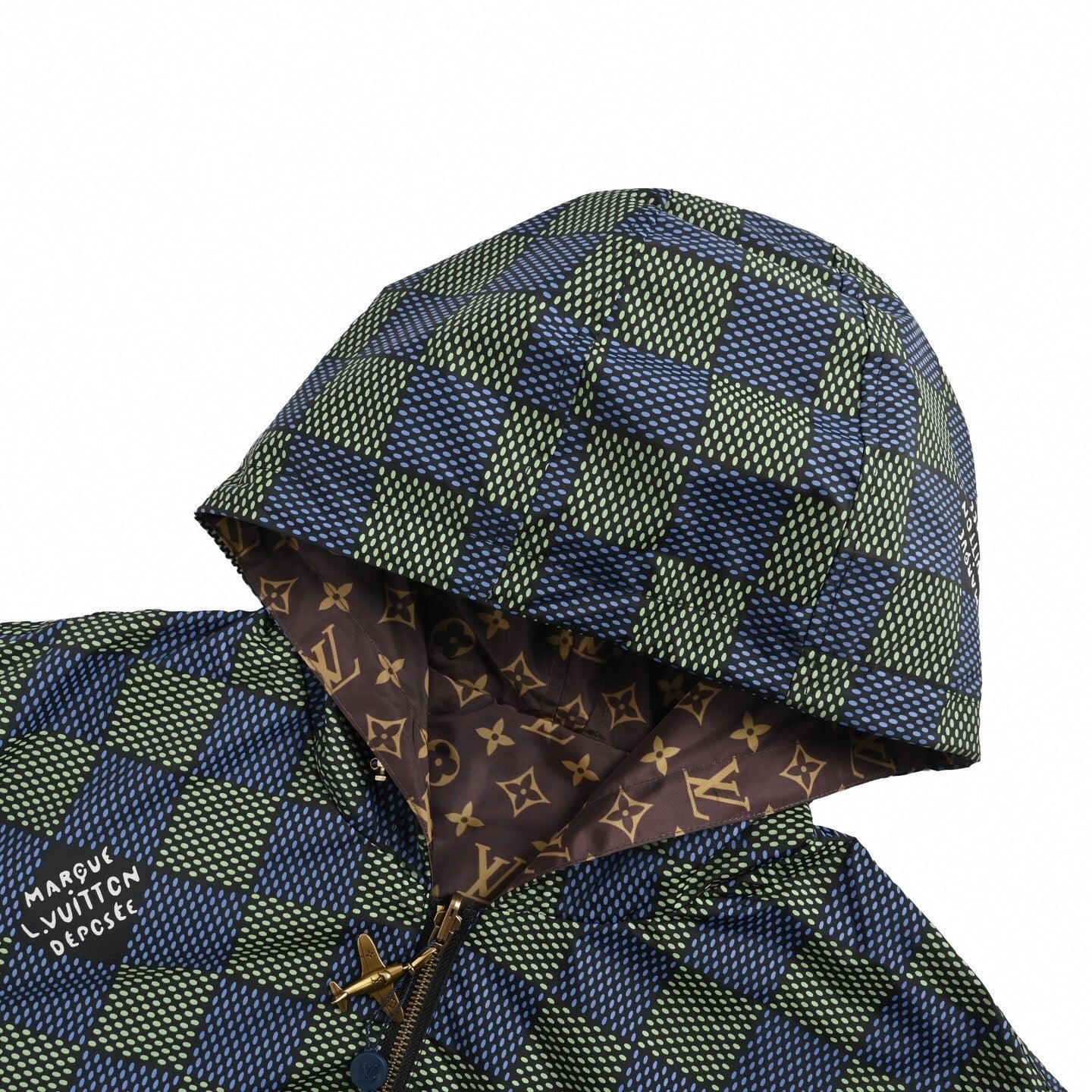 Reversible Damier & Monogram Windbreaker