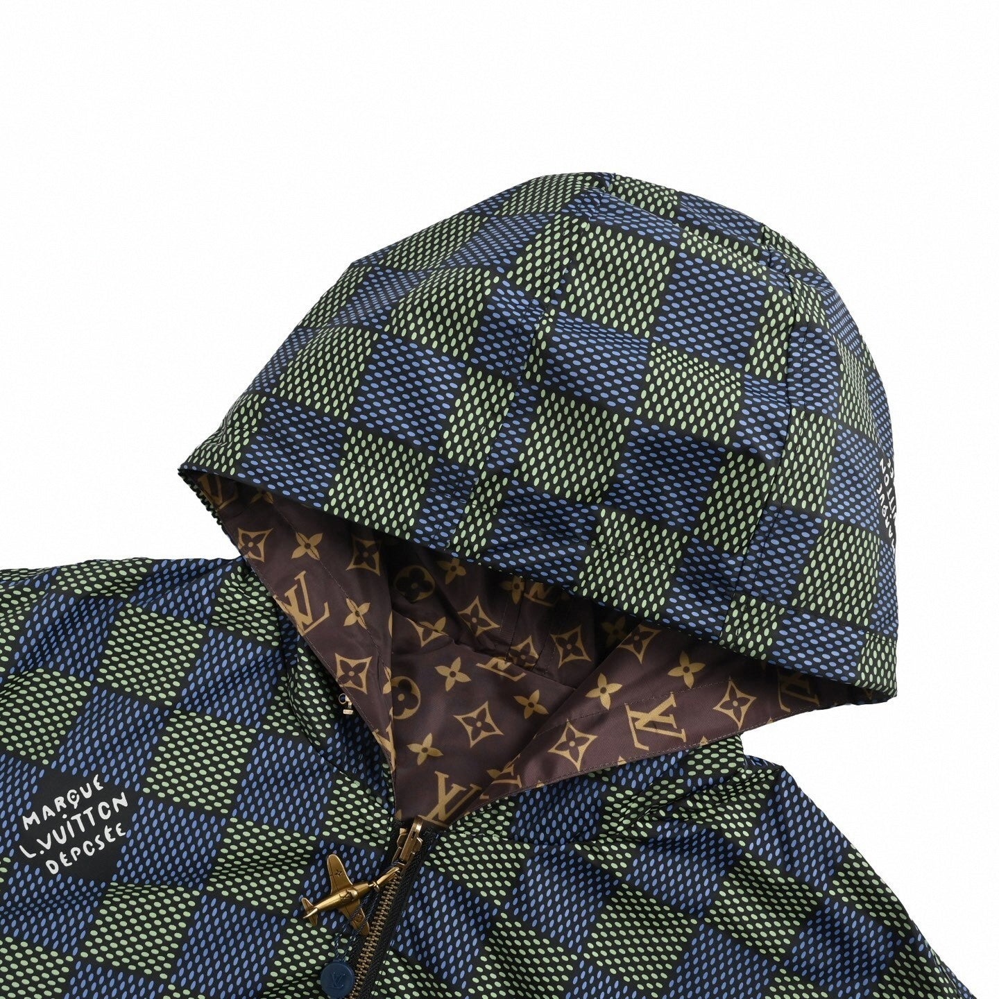 Reversible Damier & Monogram Windbreaker
