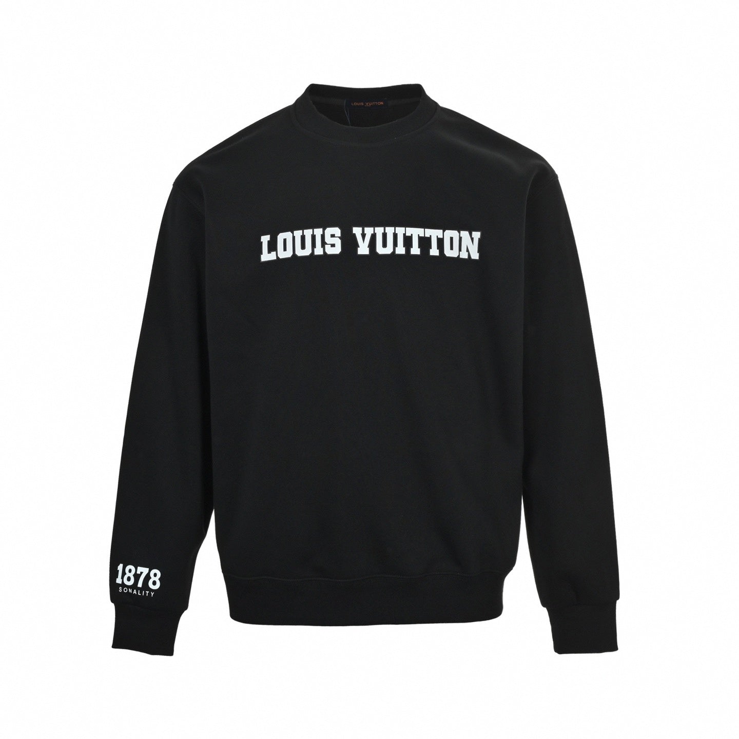 "1878 Sonality" Reversed-Patch Crewneck Sweatshirt