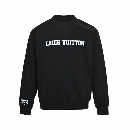 "1878 Sonality" Reversed-Patch Crewneck Sweatshirt
