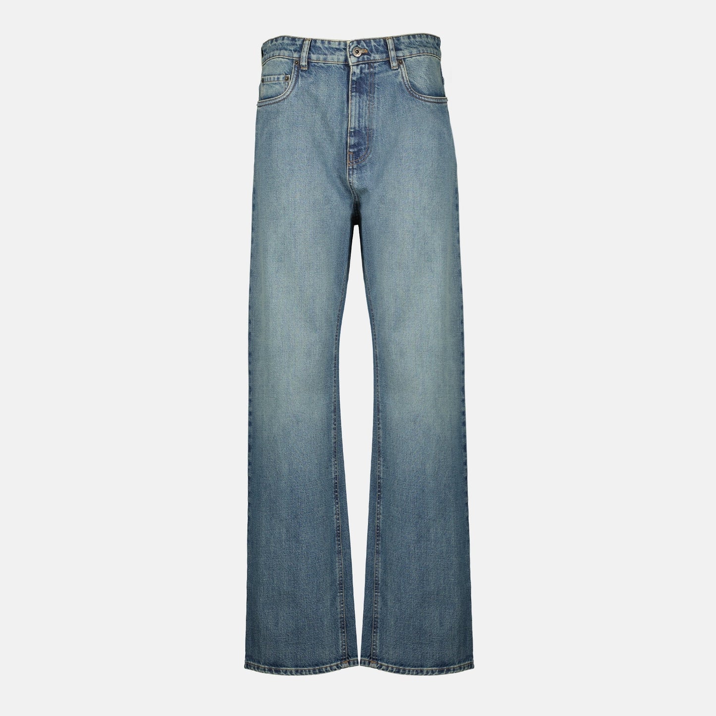 Embroidered Blue Jeans