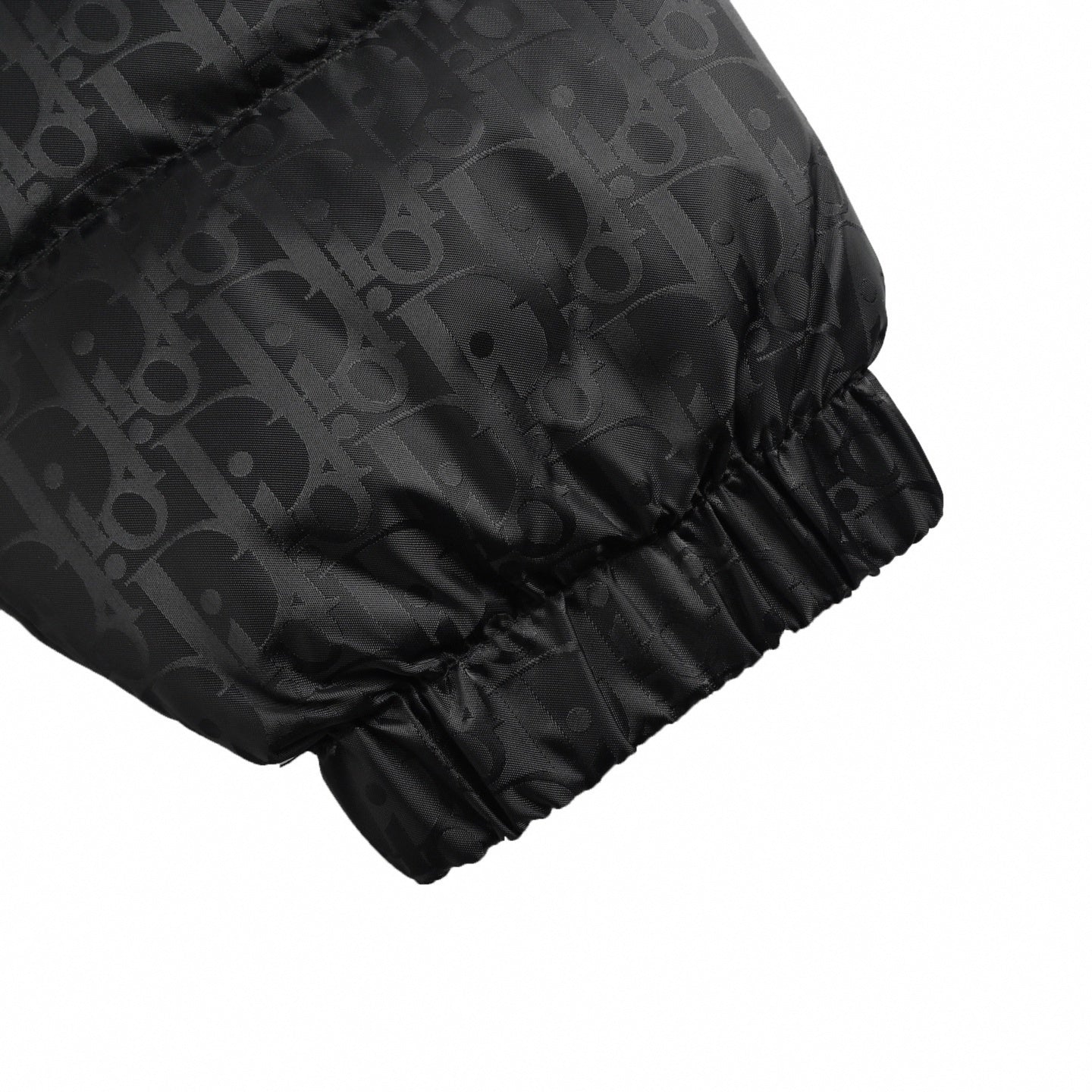 Oblique Tonal Jacquard Puffer