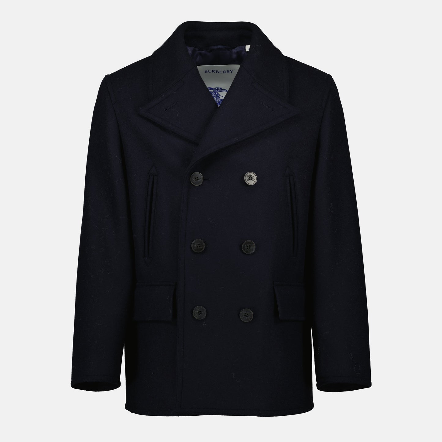 Blue Wool Peacoat