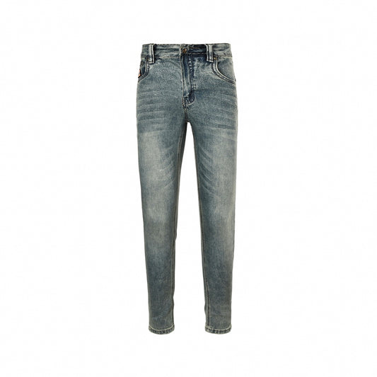 Vintage Wash Embossed Heritage Denim